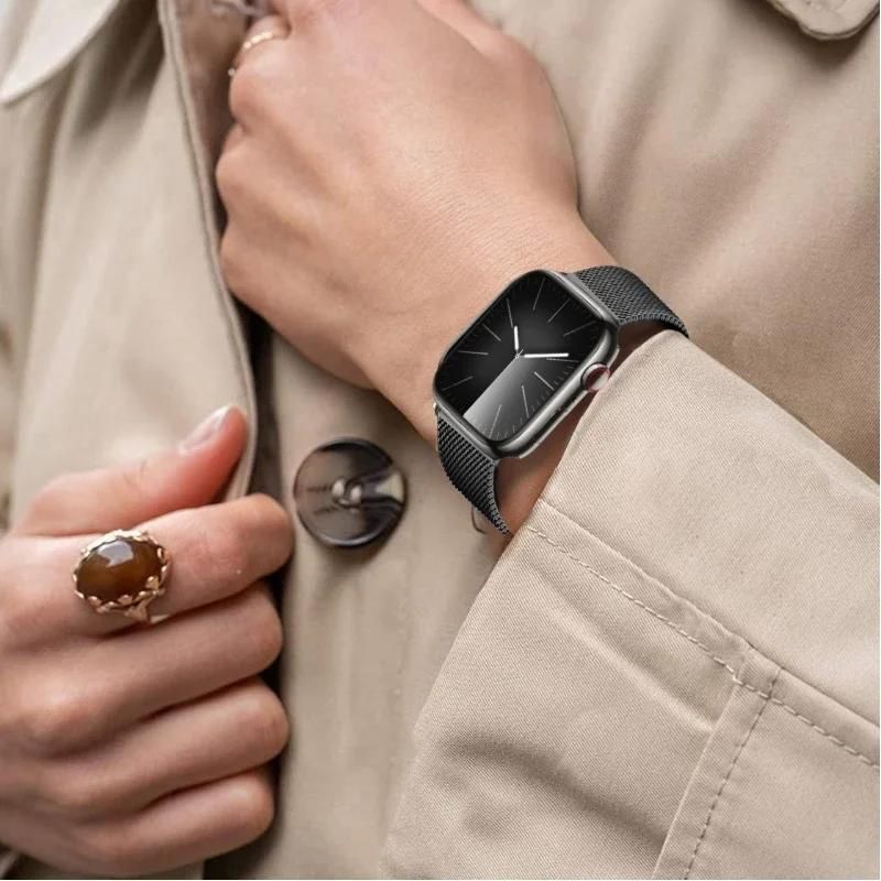 Magnetiskt Stålarmband för Apple Watch – Elegant och Säker Passform