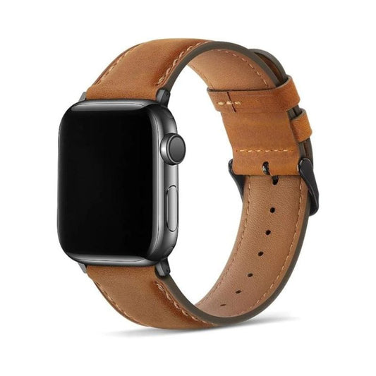Klassiskt Läderarmband för Apple Watch – Passar alla modeller
