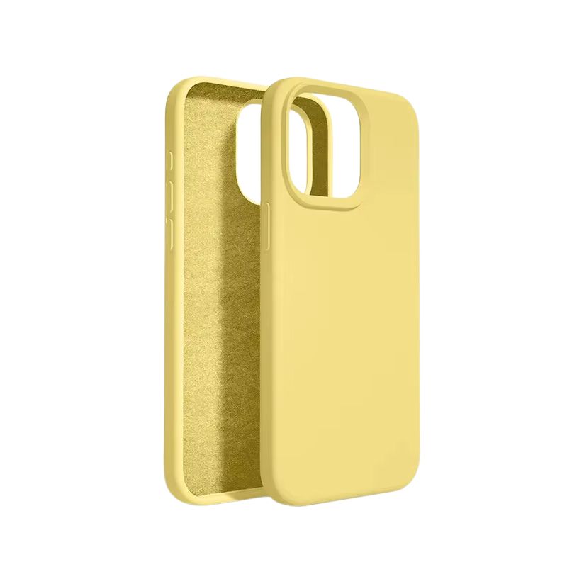 Silikonskal för iPhone Gul – stöttålig & slimmad design